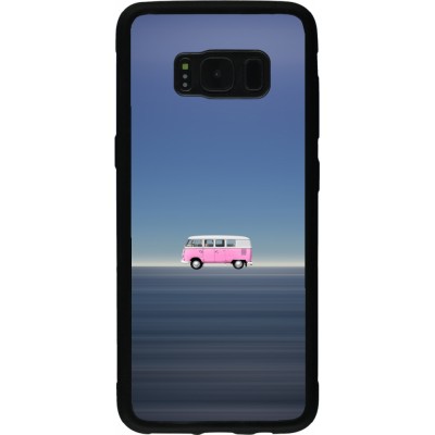 Coque Samsung Galaxy S8 - Silicone rigide noir Spring 23 pink bus