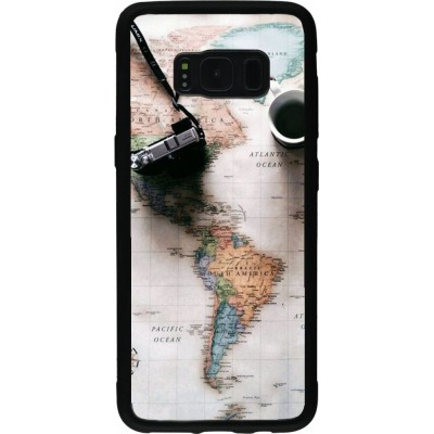 Coque Samsung Galaxy S8 - Silicone rigide noir Travel 01