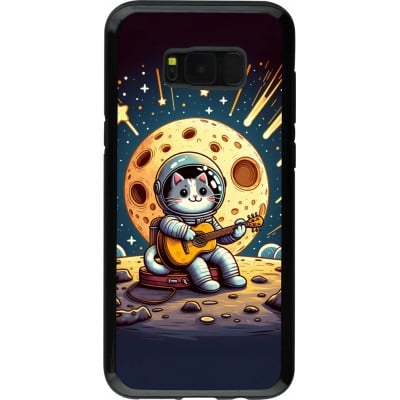 Coque Samsung Galaxy S8+ - Hybrid Armor noir AstroCat RockLune