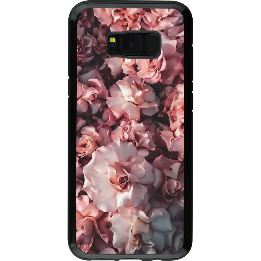 Coque Samsung Galaxy S8+ - Hybrid Armor noir Beautiful Roses