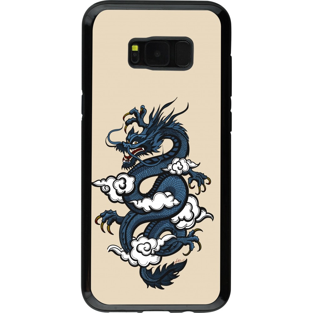 Coque Samsung Galaxy S8+ - Hybrid Armor noir Blue Dragon Tattoo