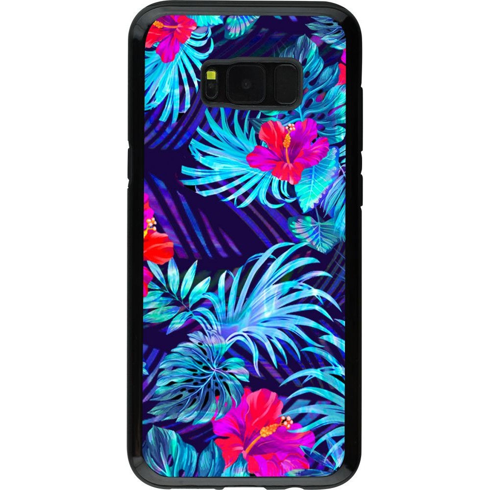 Coque Samsung Galaxy S8+ - Hybrid Armor noir Blue Forest