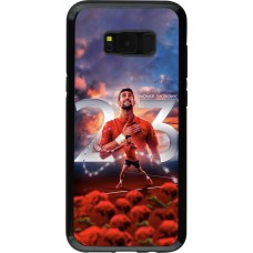 Coque Samsung Galaxy S8+ - Hybrid Armor noir Djokovic 23 Grand Slam