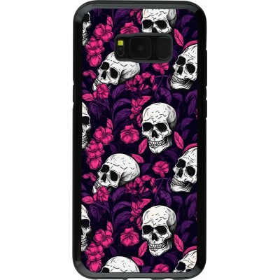 Coque Samsung Galaxy S8+ - Hybrid Armor noir Halloween 2024 romantic skulls