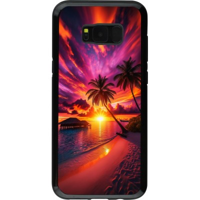 Coque Samsung Galaxy S8+ - Hybrid Armor noir Maldives Dusk Bliss