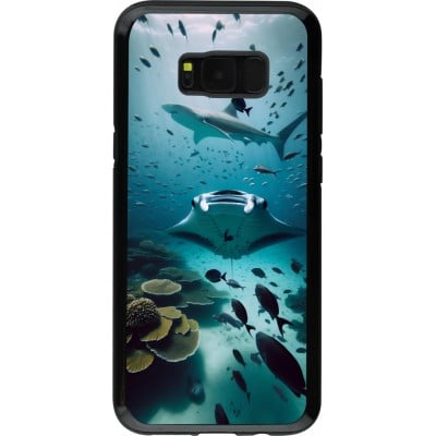 Coque Samsung Galaxy S8+ - Hybrid Armor noir Manta Lagon Nettoyage