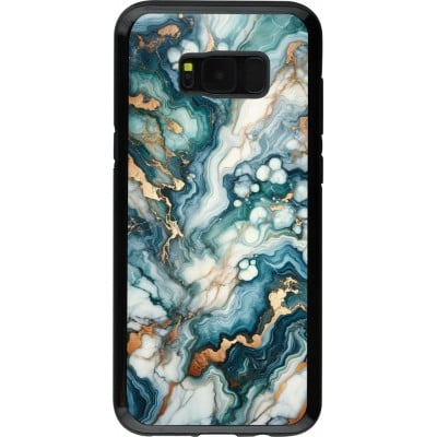 Coque Samsung Galaxy S8+ - Hybrid Armor noir Marbre Vert Bleu Doré