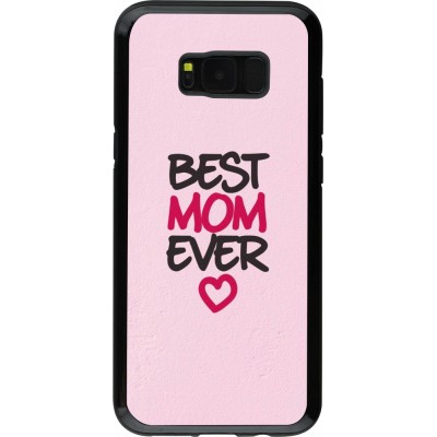 Coque Samsung Galaxy S8+ - Hybrid Armor noir Mom 2023 best Mom ever pink