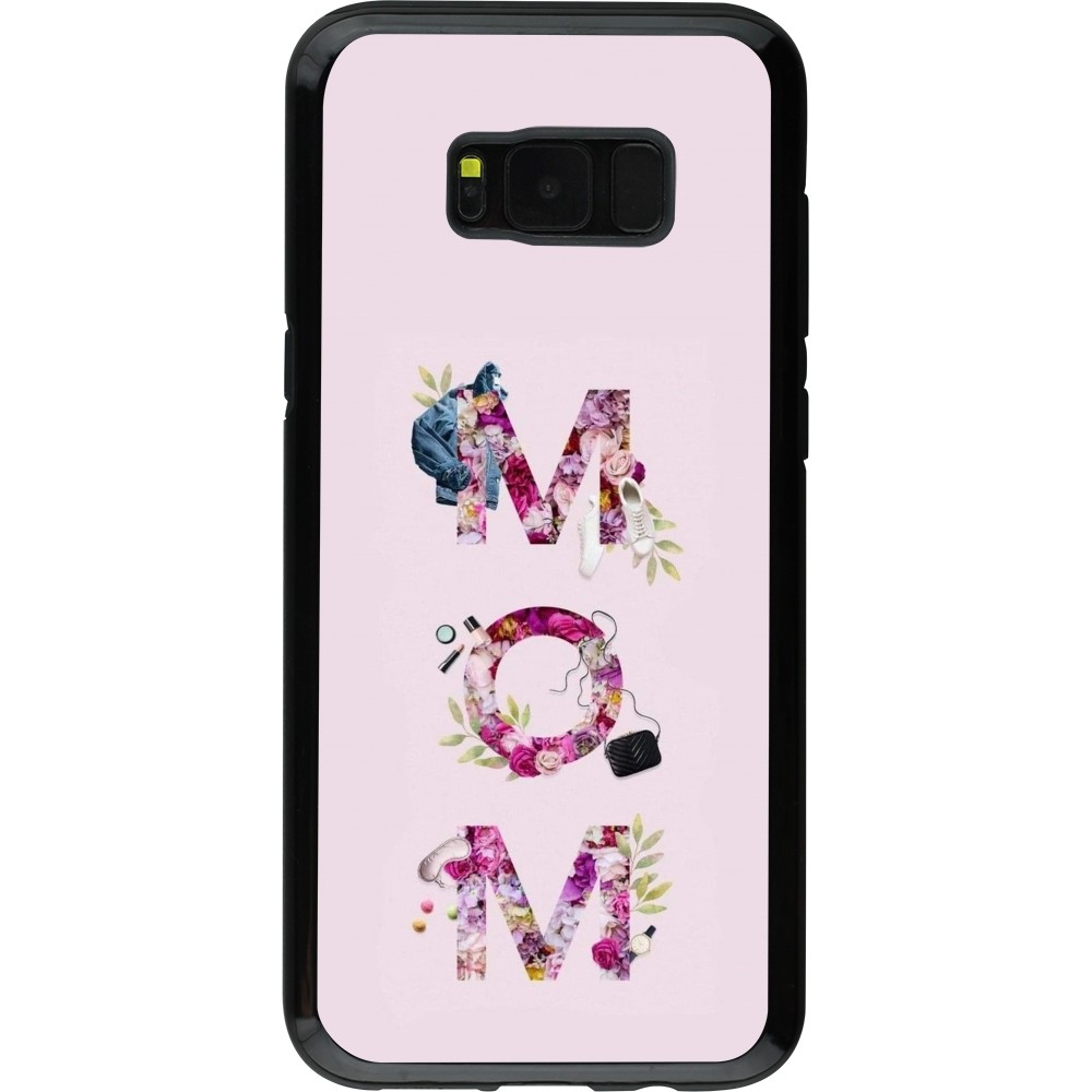 Coque Samsung Galaxy S8+ - Hybrid Armor noir Mom 2024 girly mom