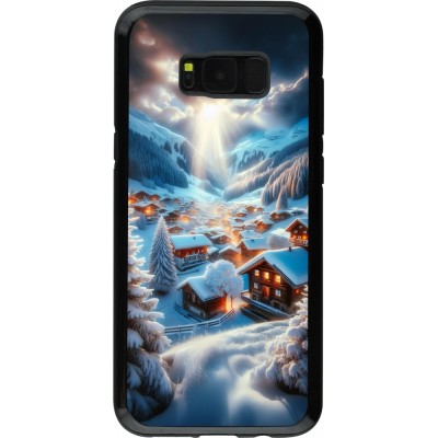 Coque Samsung Galaxy S8+ - Hybrid Armor noir Mont Neige Lumière