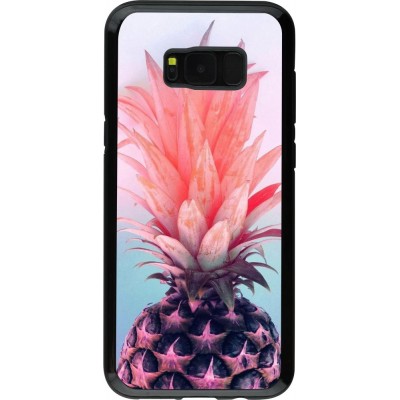 Coque Samsung Galaxy S8+ - Hybrid Armor noir Purple Pink Pineapple