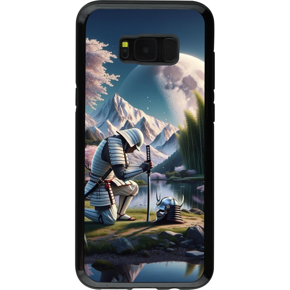 Coque Samsung Galaxy S8+ - Hybrid Armor noir Samurai Katana Lune