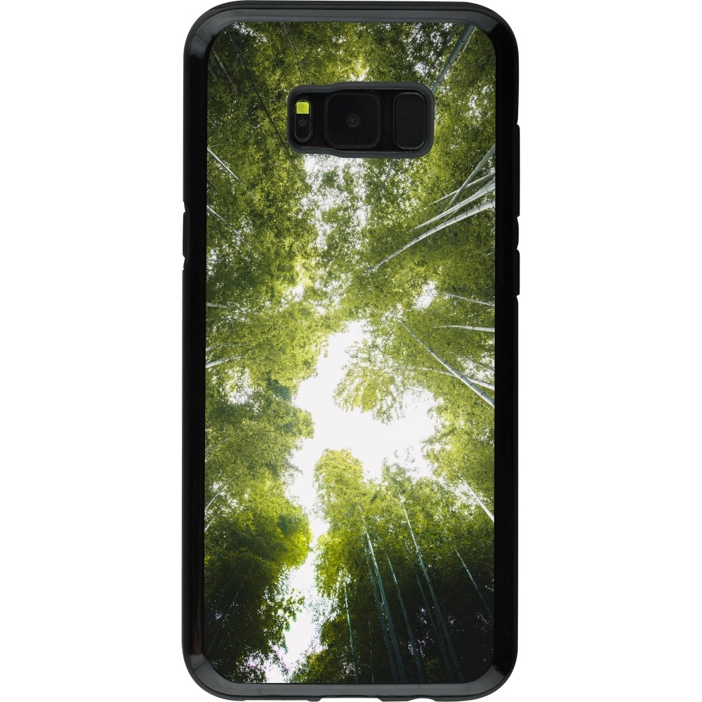 Coque Samsung Galaxy S8+ - Hybrid Armor noir Spring 23 forest blue sky