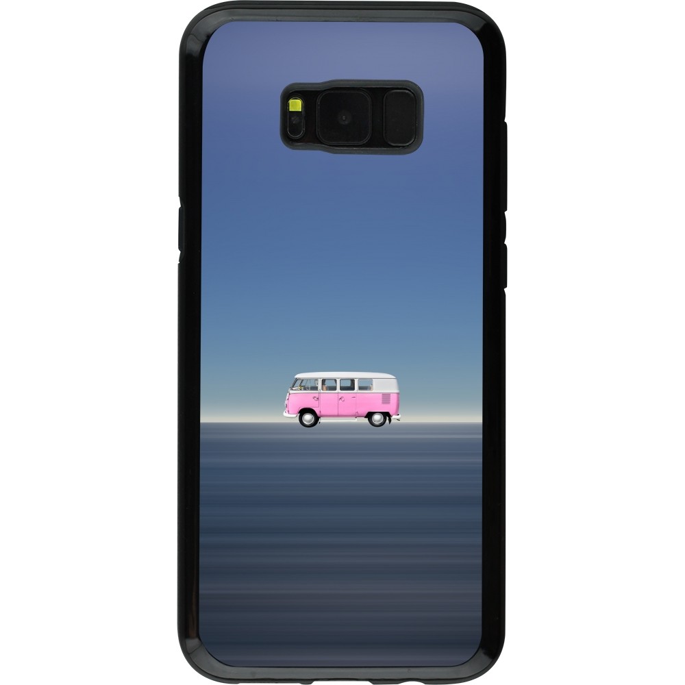 Coque Samsung Galaxy S8+ - Hybrid Armor noir Spring 23 pink bus