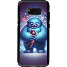 Coque Samsung Galaxy S8+ - Hybrid Armor noir Valentine 2024 Fluffy Love