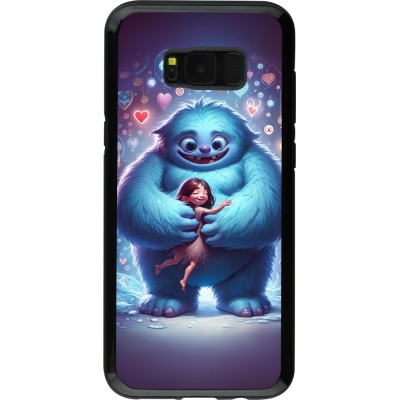 Coque Samsung Galaxy S8+ - Hybrid Armor noir Valentine 2024 Fluffy Love