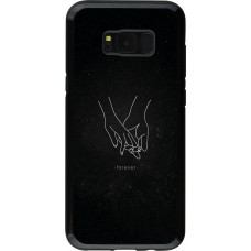 Coque Samsung Galaxy S8+ - Hybrid Armor noir Valentine 2023 hands forever