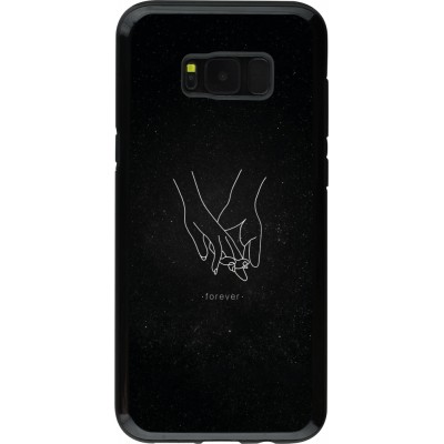 Coque Samsung Galaxy S8+ - Hybrid Armor noir Valentine 2023 hands forever