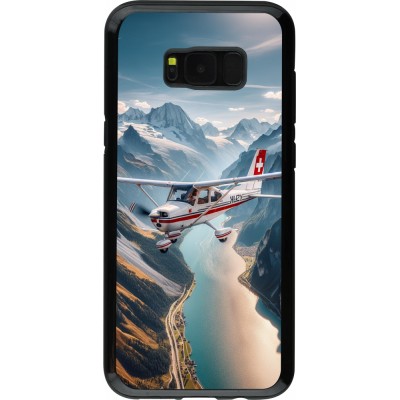 Coque Samsung Galaxy S8+ - Hybrid Armor noir Vol Alpin Suisse