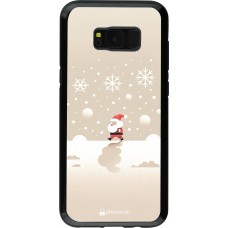 Coque Samsung Galaxy S8+ - Hybrid Armor noir Noël 2023 Minimalist Santa