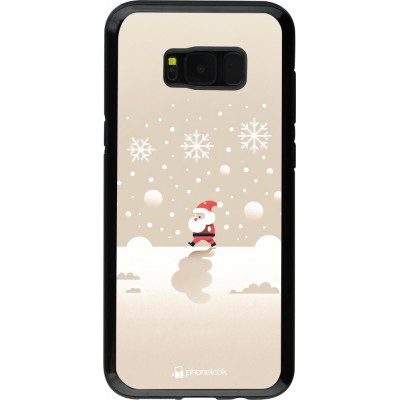 Coque Samsung Galaxy S8+ - Hybrid Armor noir Noël 2023 Minimalist Santa