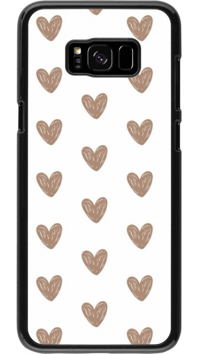 Coque Samsung Galaxy S8+ - Autumn 2024 brown hearts