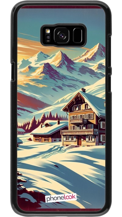 Coque Samsung Galaxy S8+ - Chalet montagne enneigée