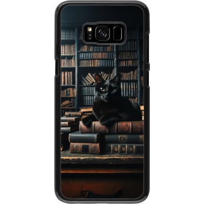 Coque Samsung Galaxy S8+ - Chat livres sombres