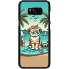 Coque Samsung Galaxy S8+ - Chat Surf Style