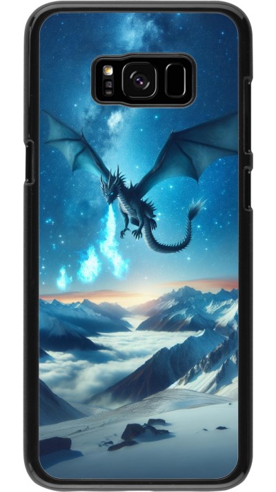 Coque Samsung Galaxy S8+ - Dragon nocturne montagne