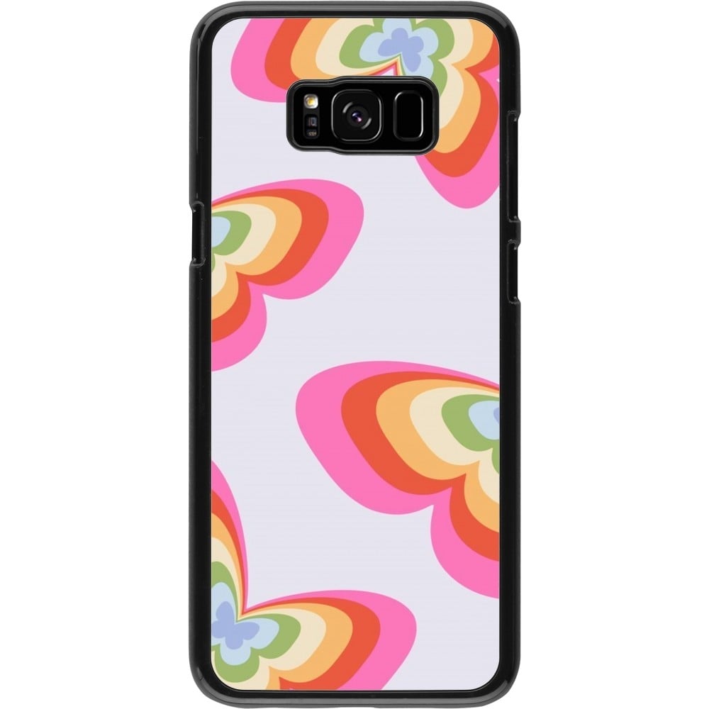 Coque Samsung Galaxy S8+ - Easter 2024 rainbow butterflies