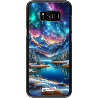 Coque Samsung Galaxy S8+ - Fantasy Mountain Lake Sky Stars