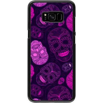 Coque Samsung Galaxy S8+ - Halloween 2023 pink skulls