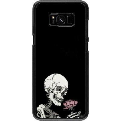 Coque Samsung Galaxy S8+ - Halloween 2023 rose and skeleton