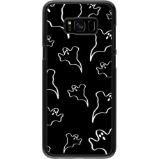 Coque Samsung Galaxy S8+ - Halloween 2024 black and white ghosts