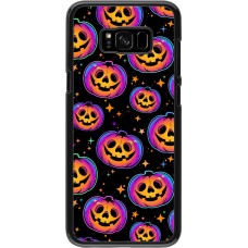 Coque Samsung Galaxy S8+ - Halloween 2024 rainbow pumpkins