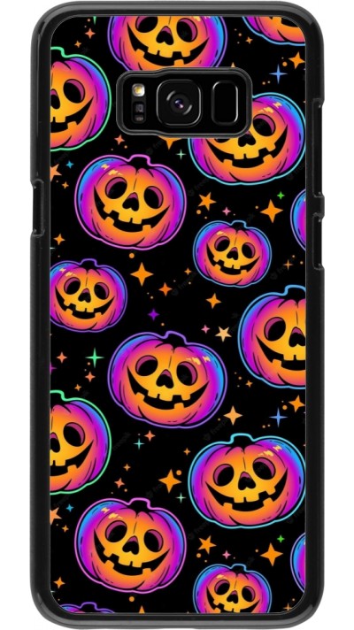 Coque Samsung Galaxy S8+ - Halloween 2024 rainbow pumpkins