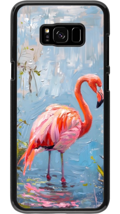 Coque Samsung Galaxy S8+ - Paint Flamingo