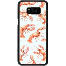 Coque Samsung Galaxy S8+ - Pattern de homards pastels