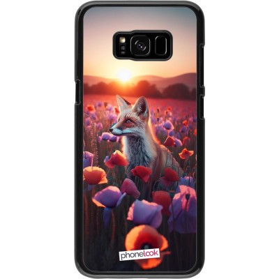 Coque Samsung Galaxy S8+ - Renard pourpre au crépuscule