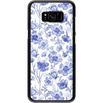 Coque Samsung Galaxy S8+ - Spring 23 watercolor blue flowers