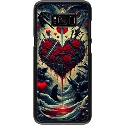 Coque Samsung Galaxy S8+ - Dark Love Coeur Sang