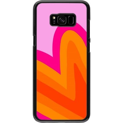 Coque Samsung Galaxy S8+ - Valentine 2024 heart gradient