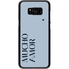 Coque Samsung Galaxy S8+ - Valentine 2024 mucho amor azul