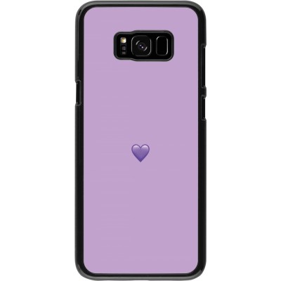 Coque Samsung Galaxy S8+ - Valentine 2023 purpule single heart