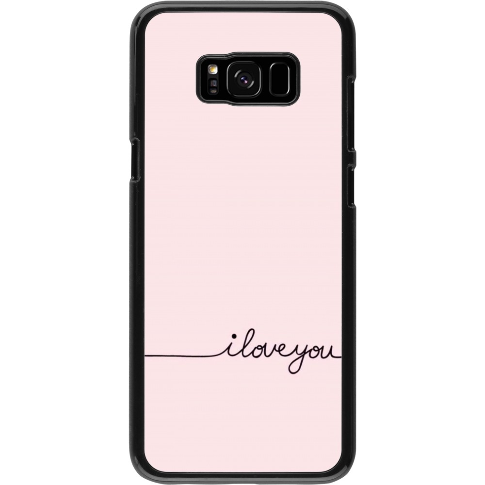 Coque Samsung Galaxy S8+ - Valentine 2023 i love you writing