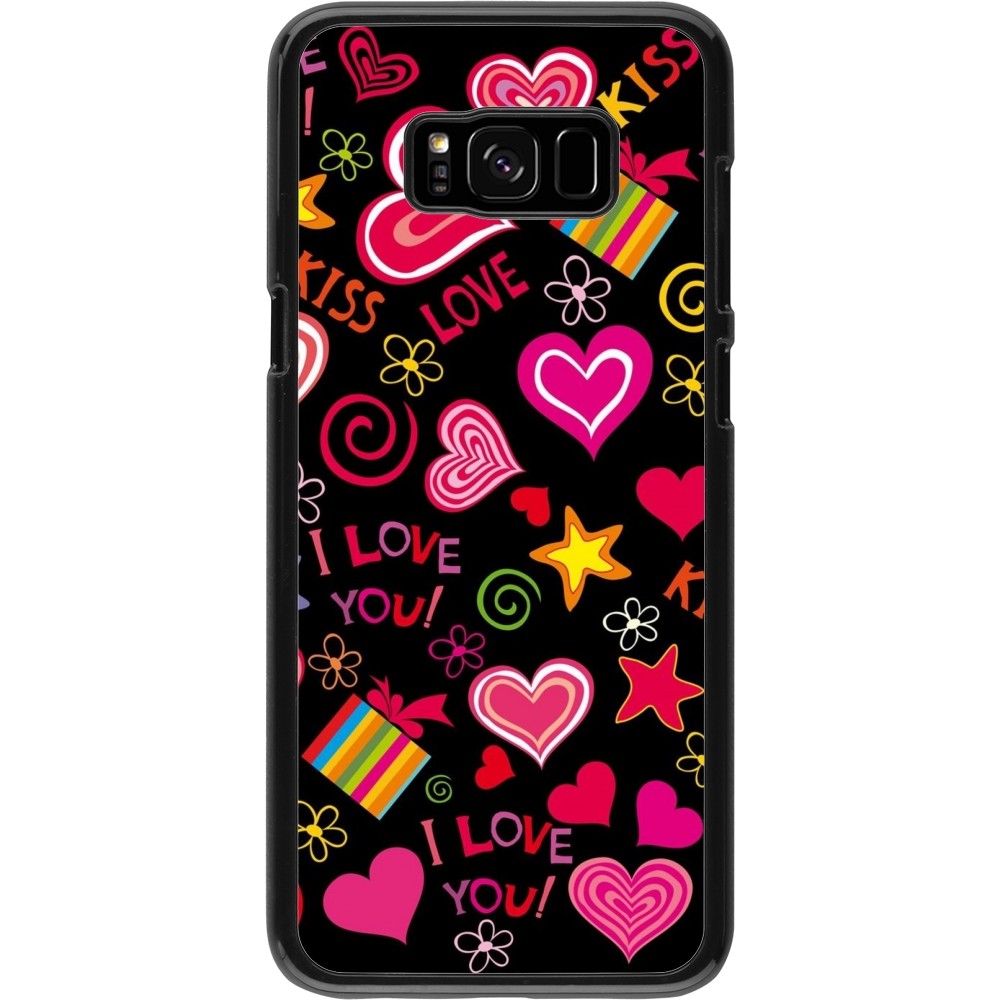 Coque Samsung Galaxy S8+ - Valentine 2023 love symbols