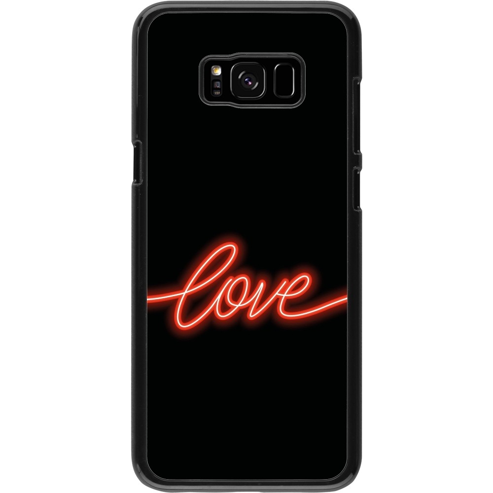 Coque Samsung Galaxy S8+ - Valentine 2023 neon love