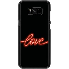 Coque Samsung Galaxy S8+ - Valentine 2023 neon love