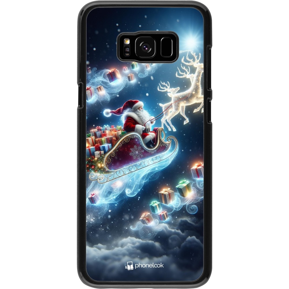 Coque Samsung Galaxy S8+ - Noël 2023 Père Noël enchanté